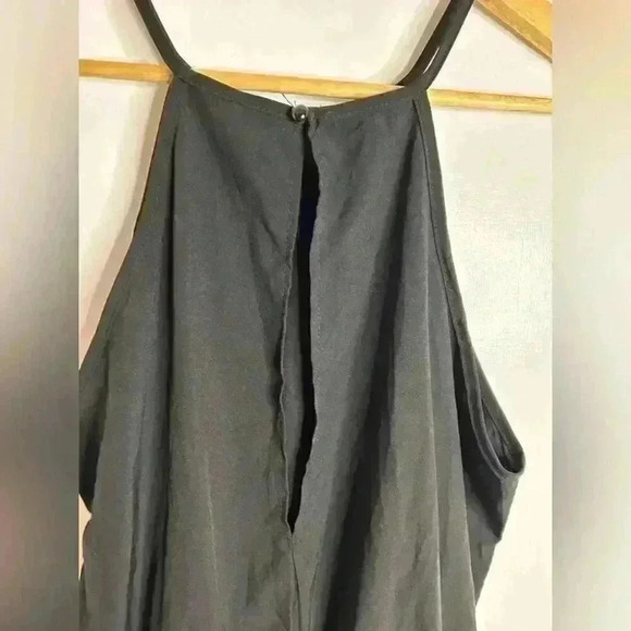 Favolook Black Halter One Piece Shorts Suit Size L - Picture 7 of 11